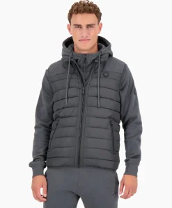 Bodywarmer Padded Donkergrijs^Airforce Hot
