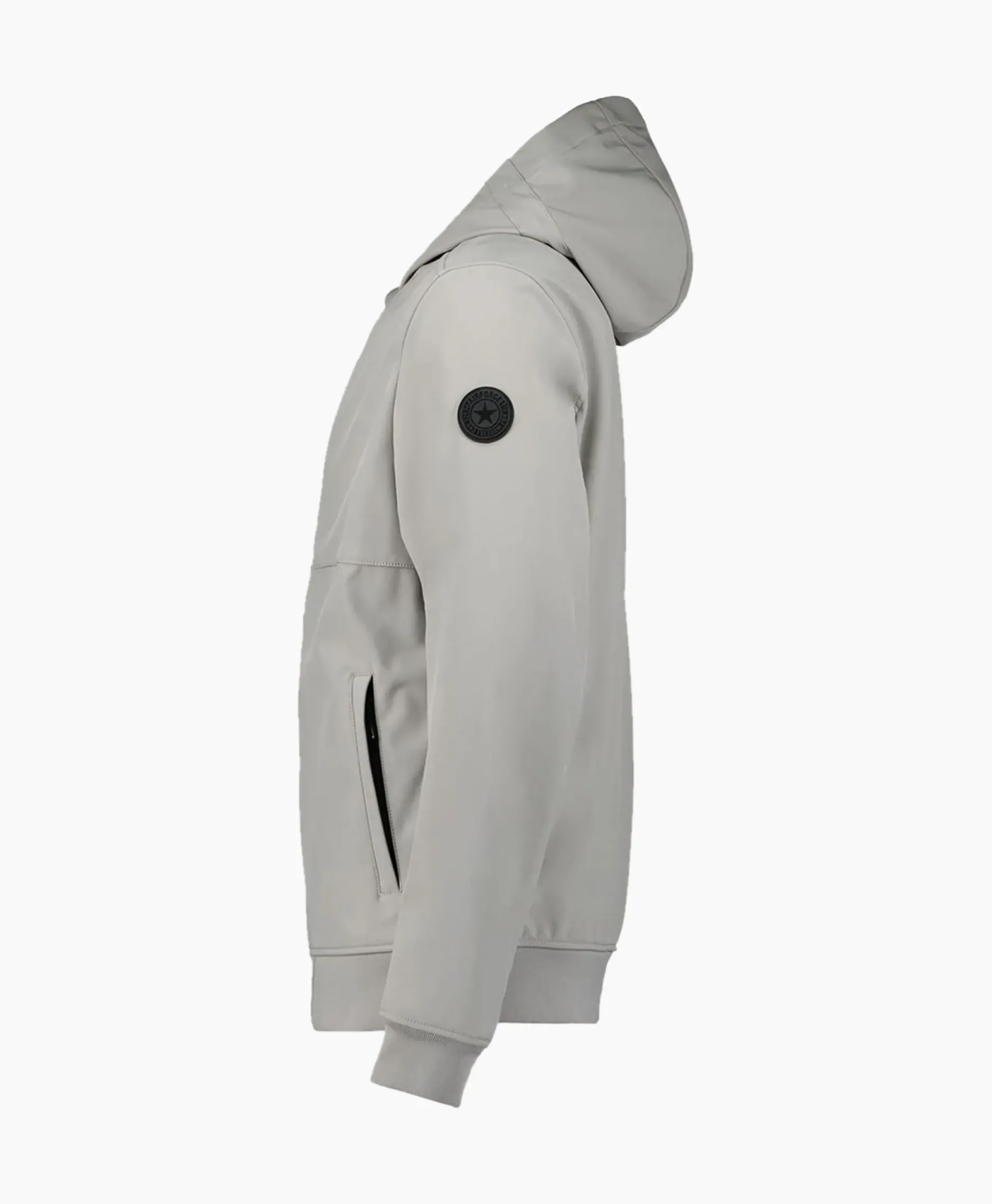 Coat Softshell Grijs^Airforce New