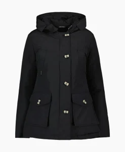 Gewatteerde Jas 4 Pocket Parka Zwart^Airforce New