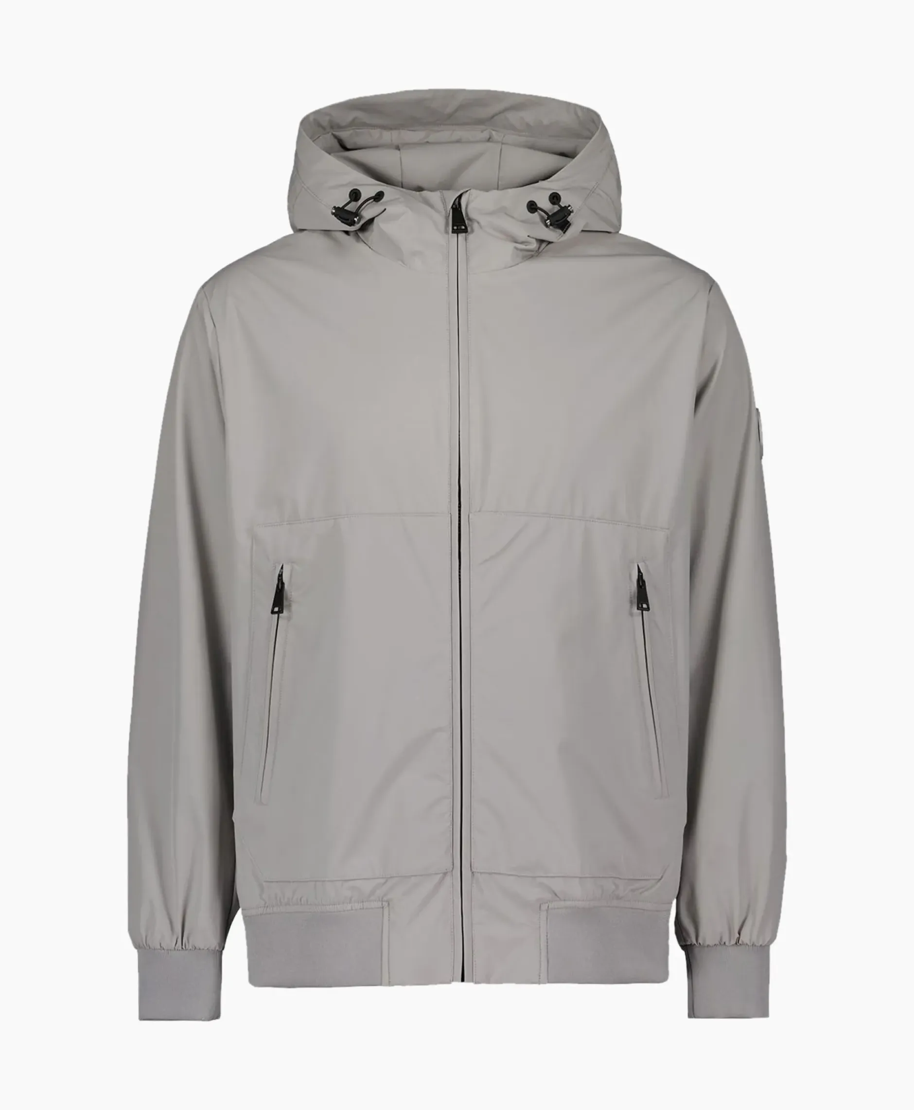 Jack Hooded Four-Fay Stretch Grijs^Airforce Clearance