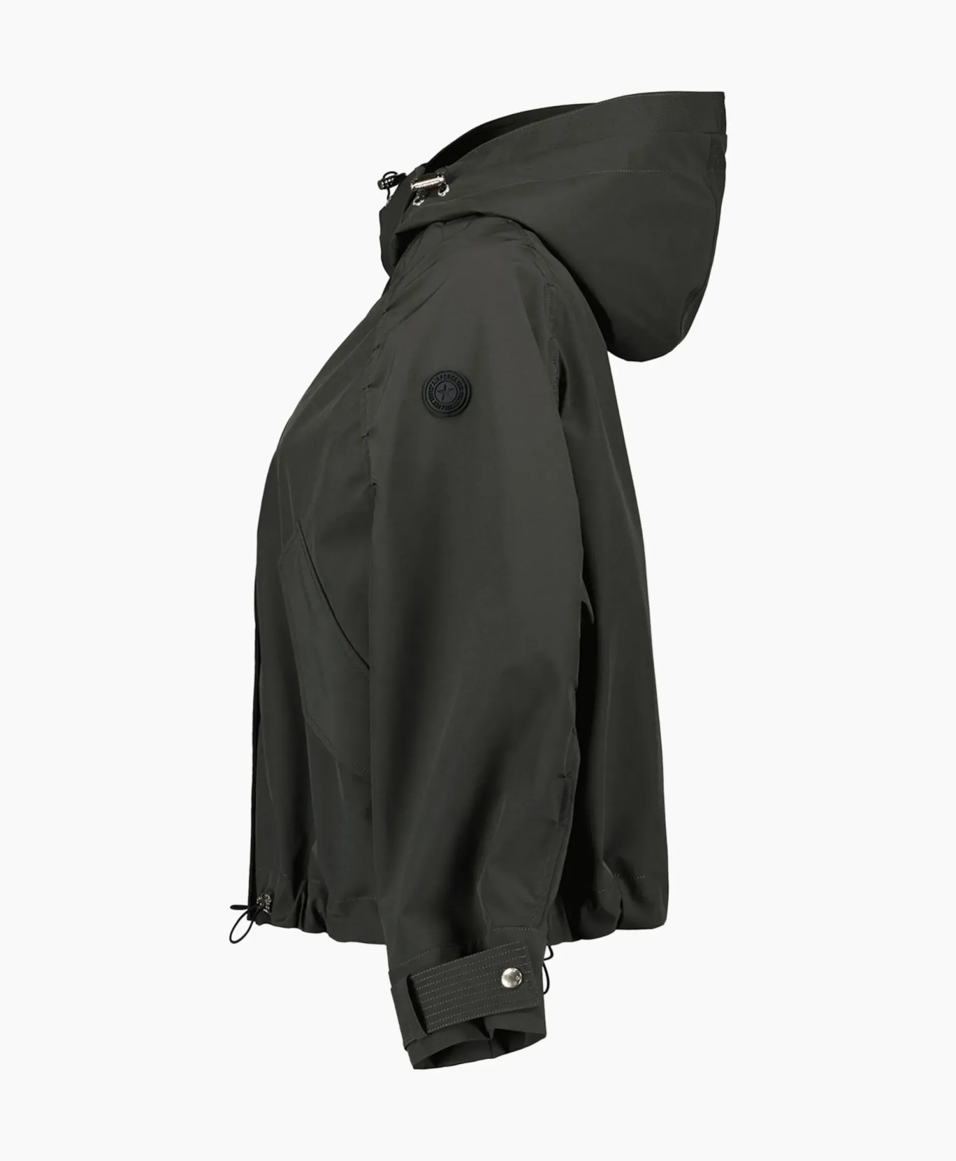 Jack Oversized Softshell Zwart^Airforce