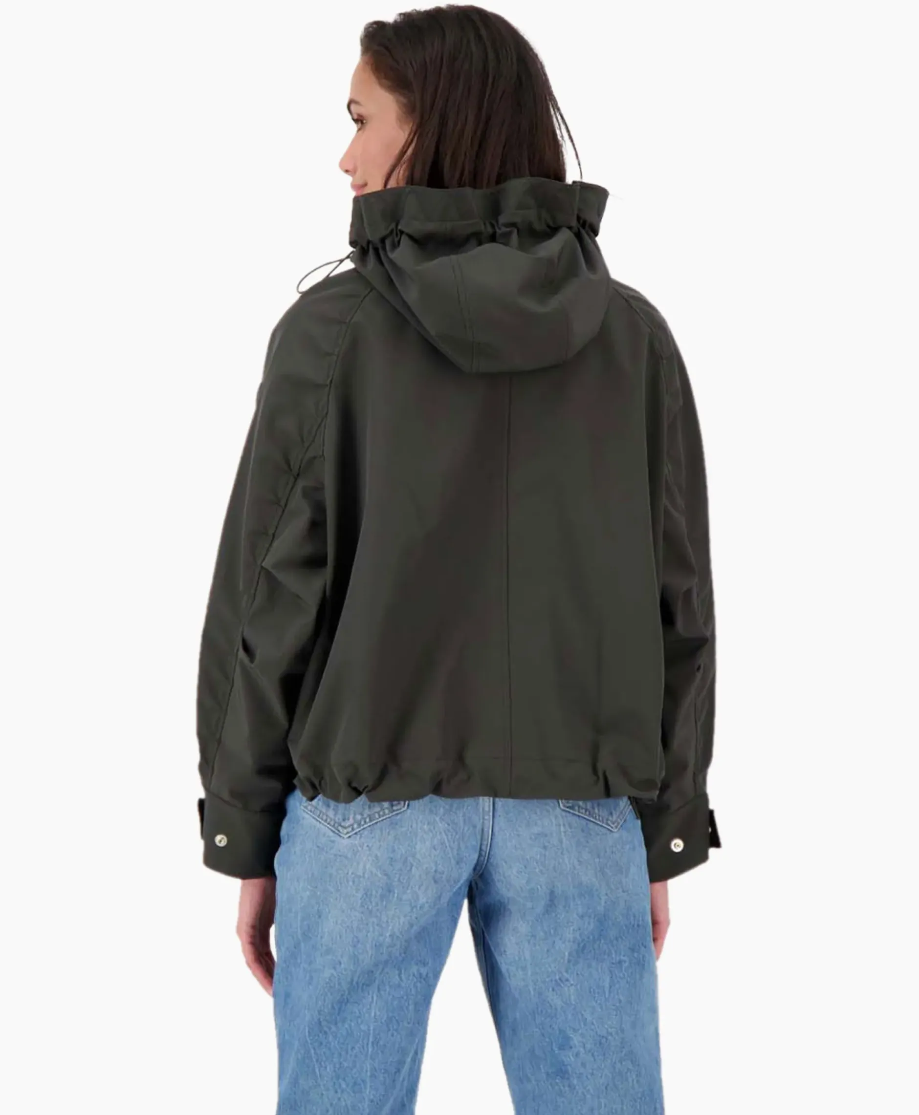 Jack Oversized Softshell Zwart^Airforce
