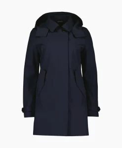 Parka Long Technical Shell Donker Blauw^Airforce Best