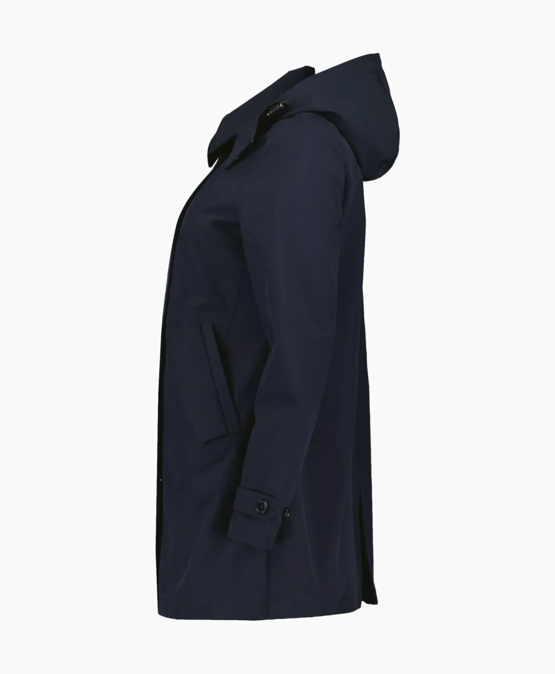 Parka Long Technical Shell Donker Blauw^Airforce Best