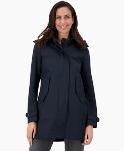 Parka Long Technical Shell Donker Blauw^Airforce Best