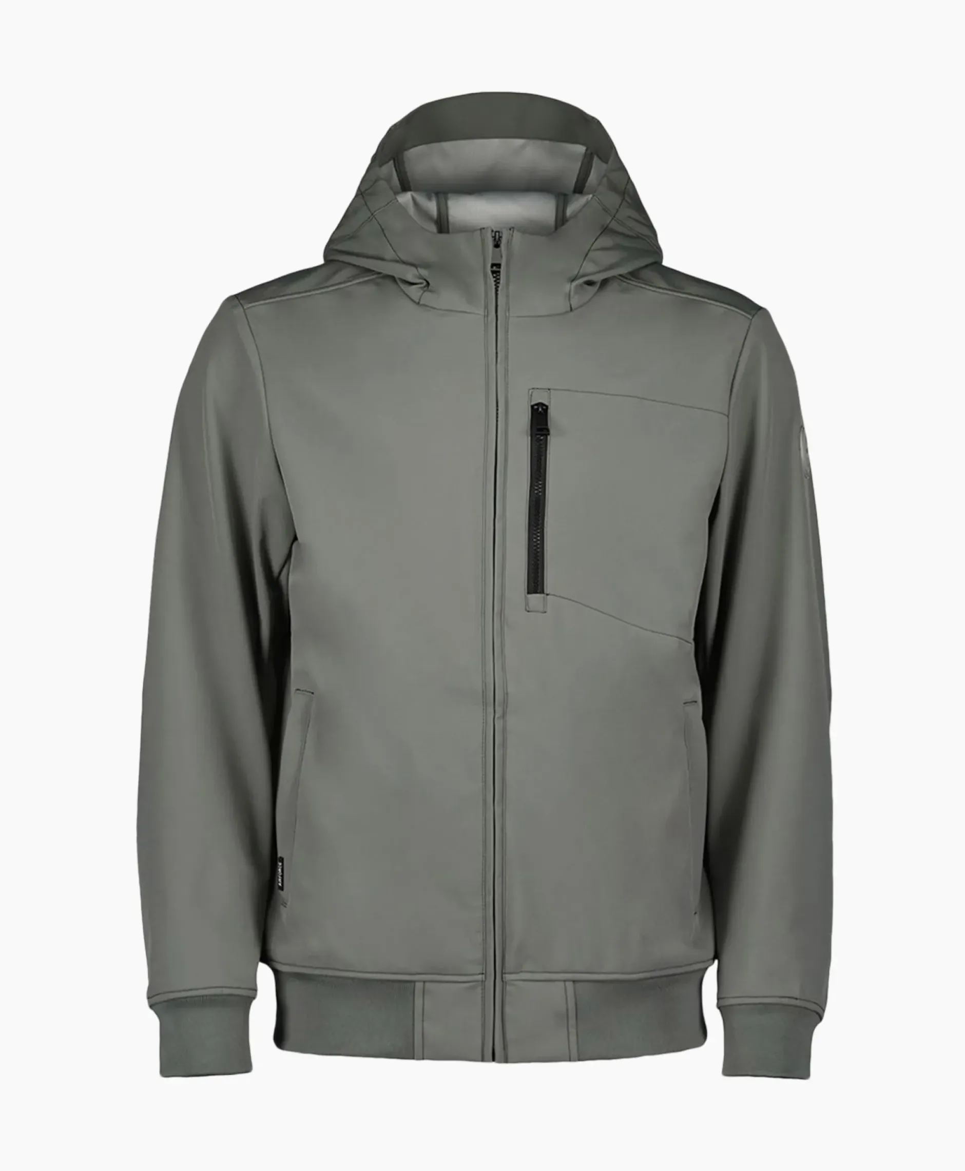 Softshell Jas Hooded Grijs^Airforce Outlet