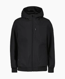 Softshell Jas Hooded Zwart^Airforce Best