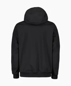 Softshell Jas Hooded Zwart^Airforce Best