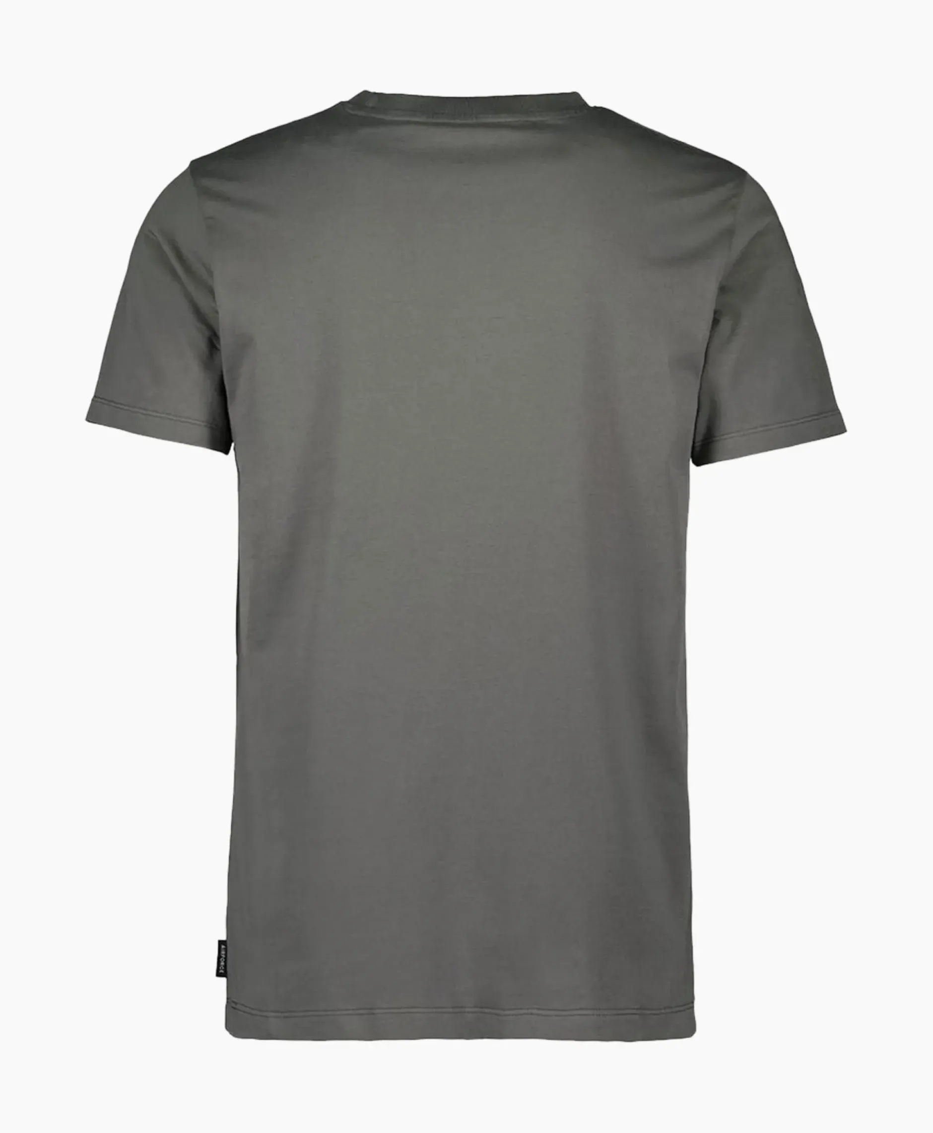 T-Shirt Basic Grijs^Airforce New