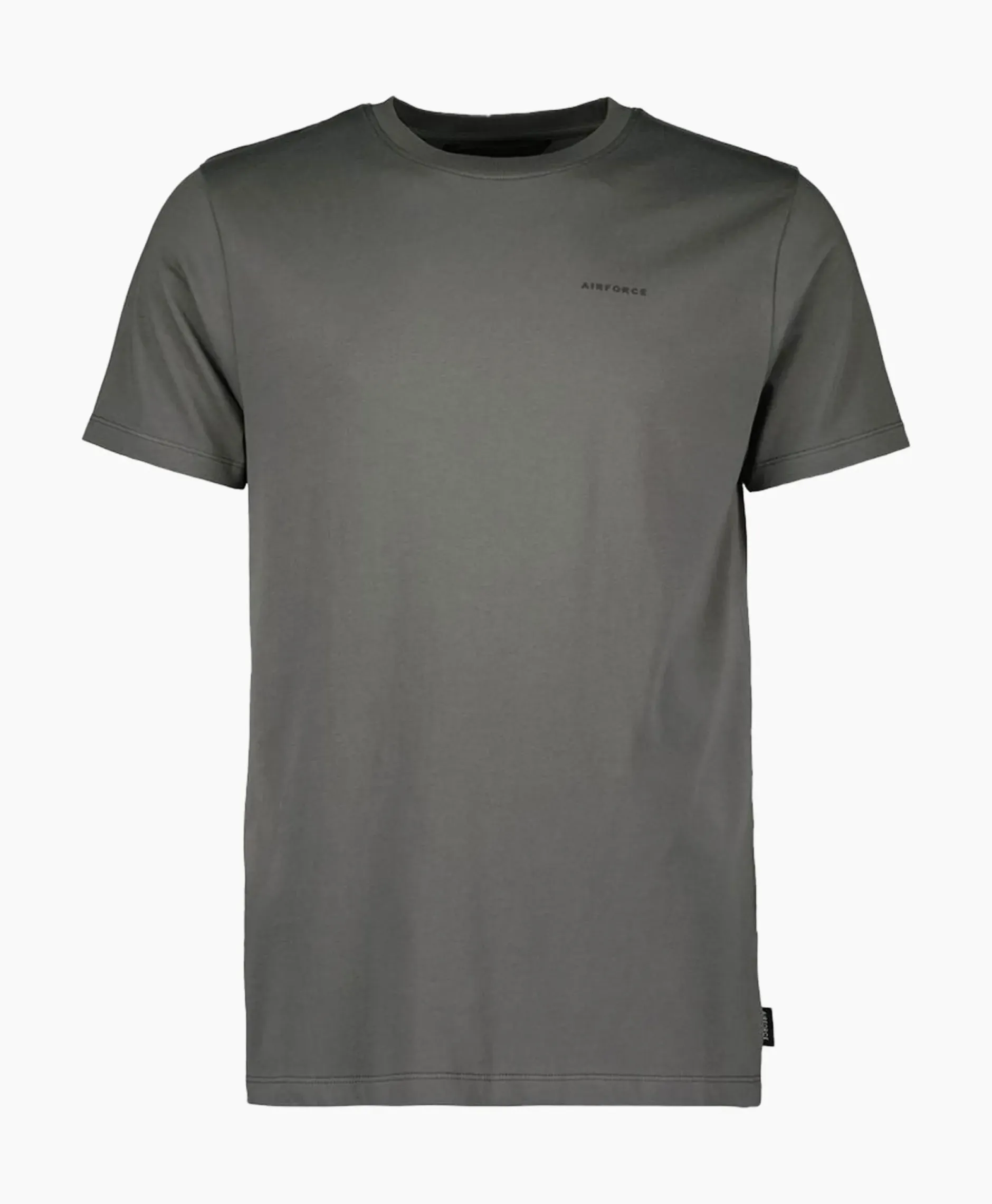T-Shirt Basic Grijs^Airforce New