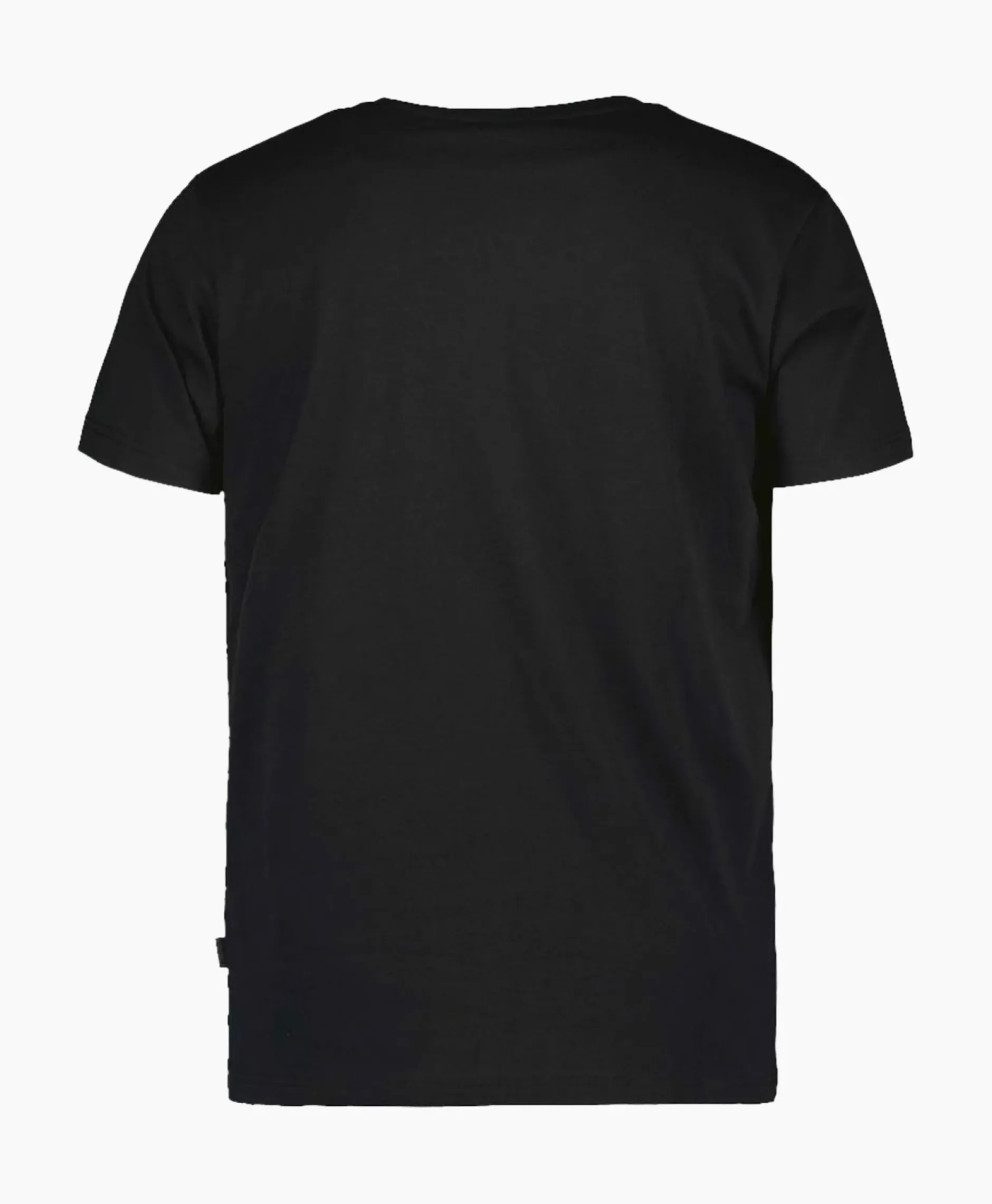 T-Shirt Korte Mouw Basic Zwart^Airforce Hot