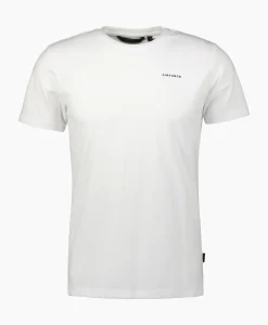 T-Shirt Korte Mouw Basic Wit^Airforce New