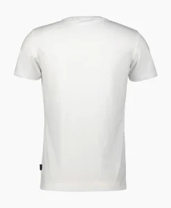 T-Shirt Korte Mouw Basic Wit^Airforce New