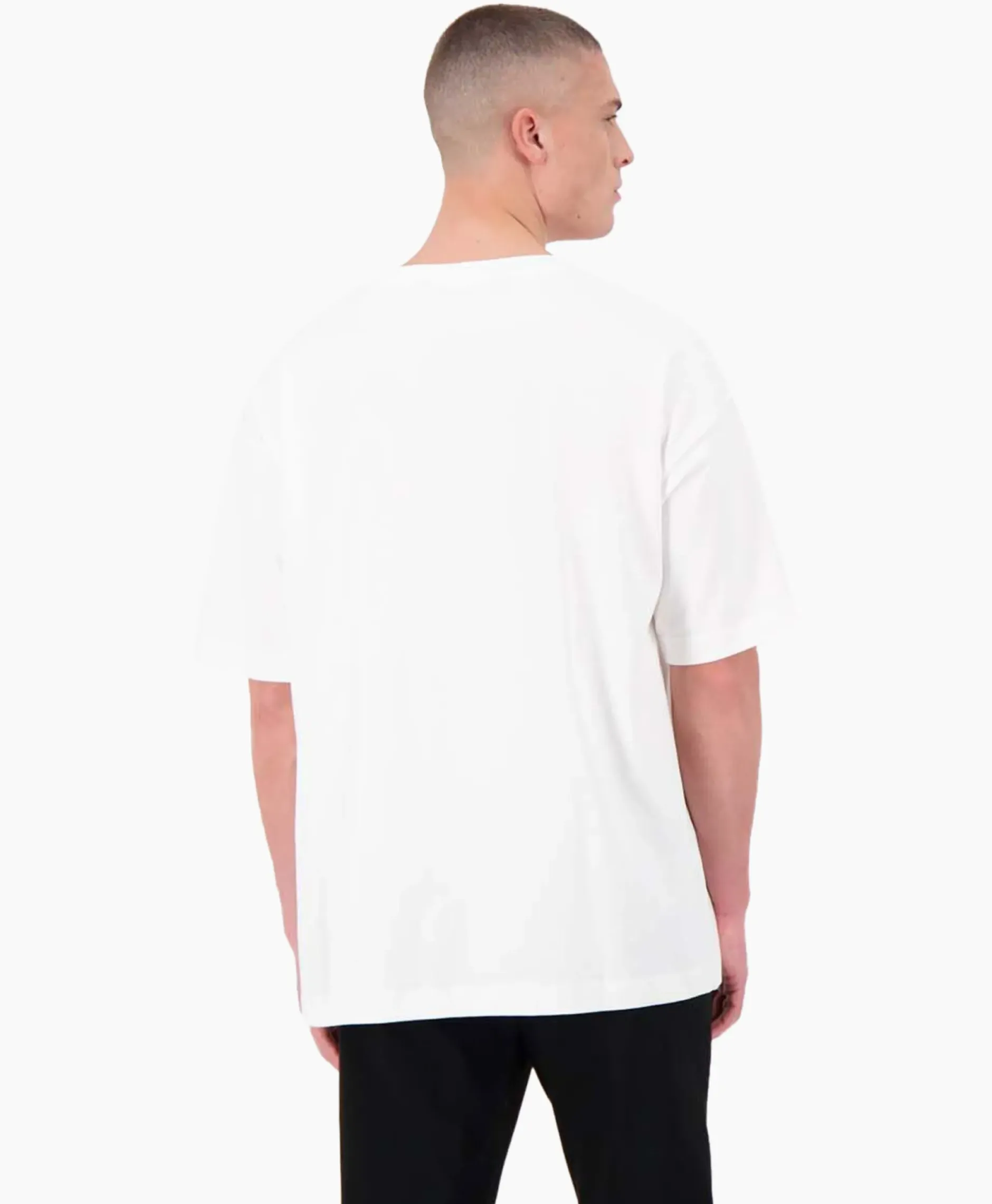 T-Shirt Korte Mouw Oversized Ttt Embro Wit^Airforce Best
