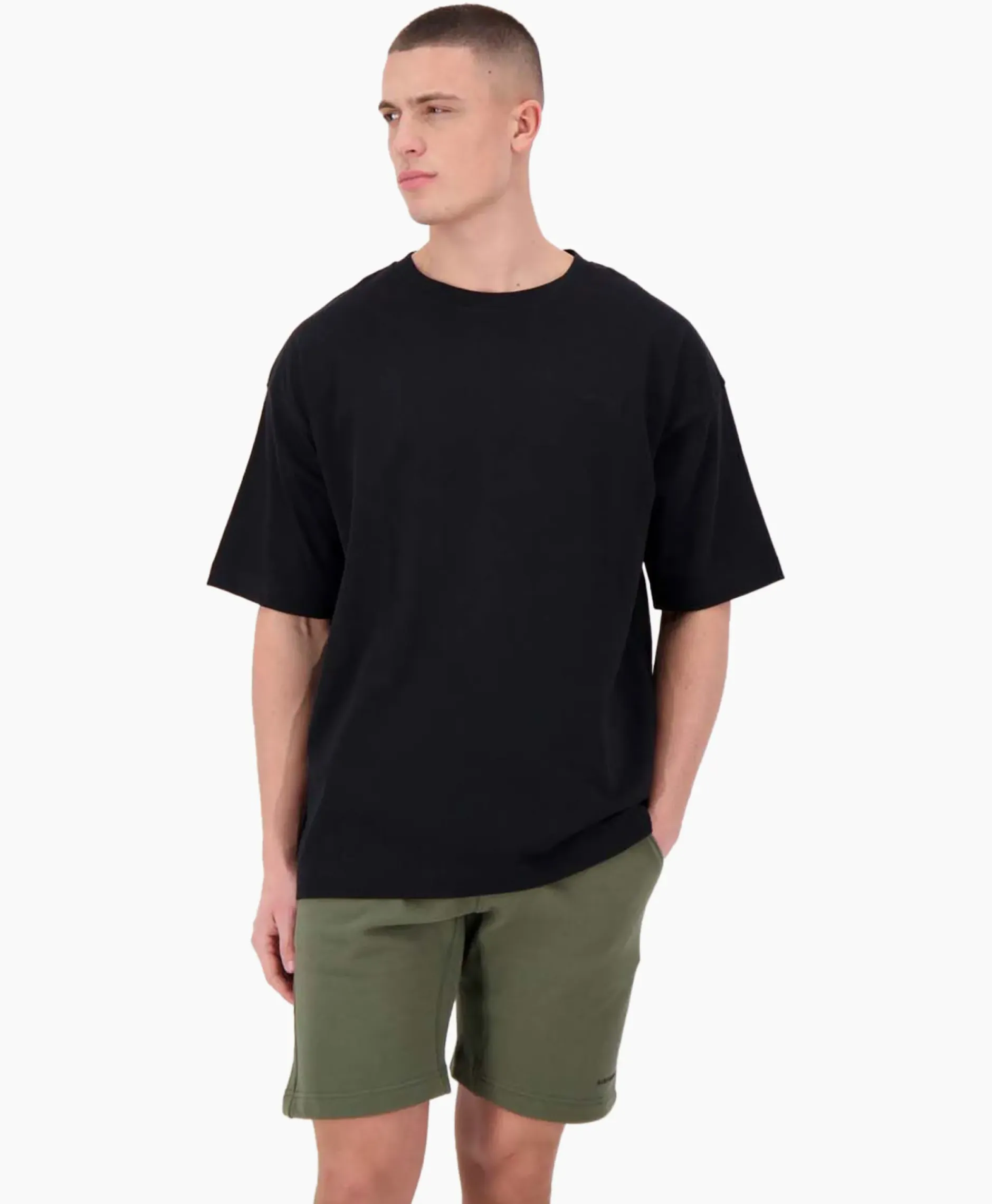 T-Shirt Korte Mouw Oversized Ttt Embro Zwart^Airforce Best