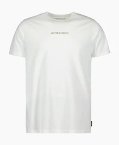 T-Shirt Wording/Logo Wit^Airforce Sale