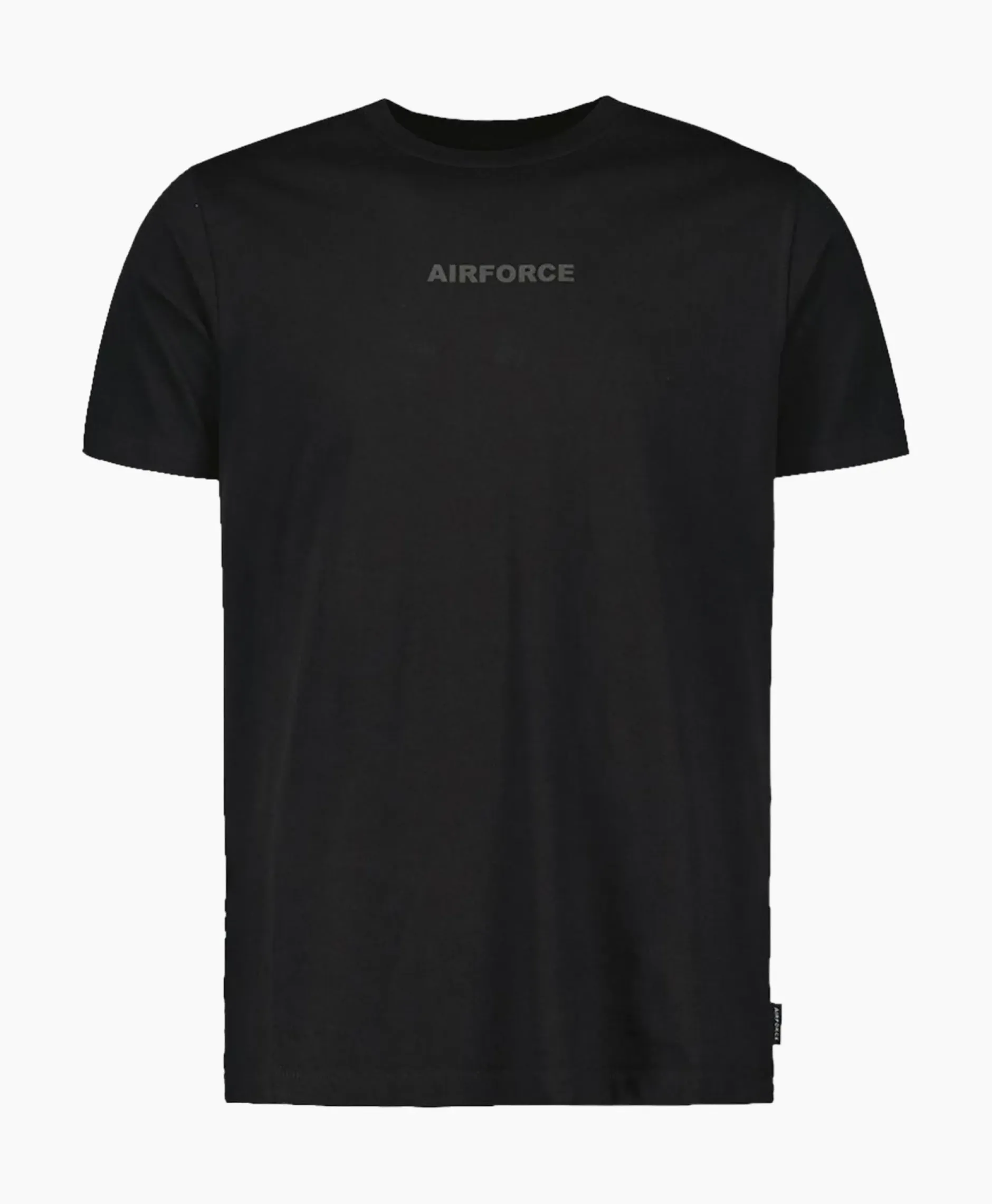 T-Shirt Wording/Logo Zwart^Airforce