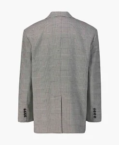 Blazer Woven Special Checked Zwart^Alix The Label Clearance