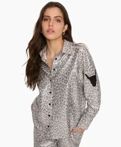 Blouse Knitted Leopard Zilver^Alix The Label Online