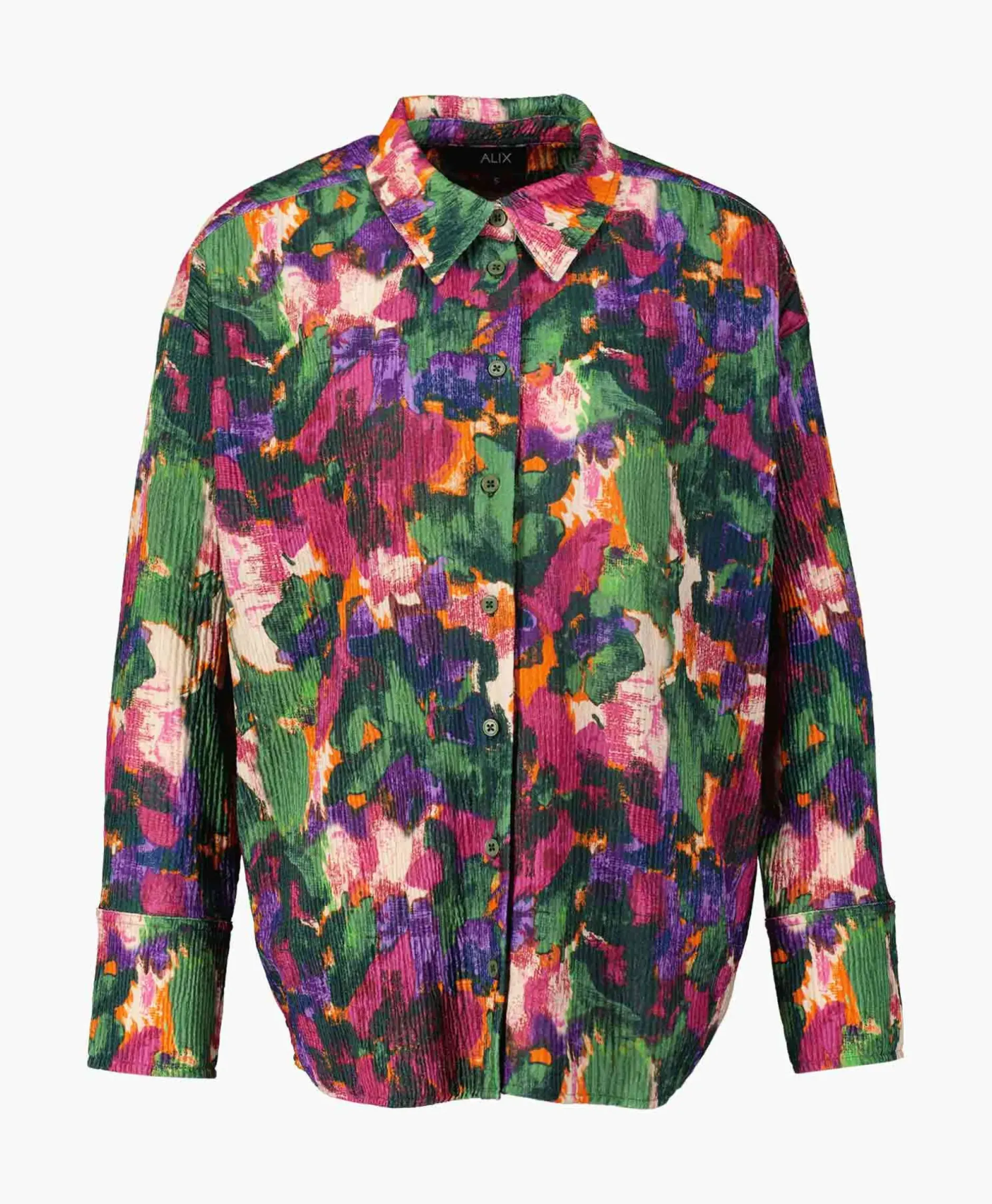 Blouse Woven Camouflage Flower Zwart^Alix The Label Clearance