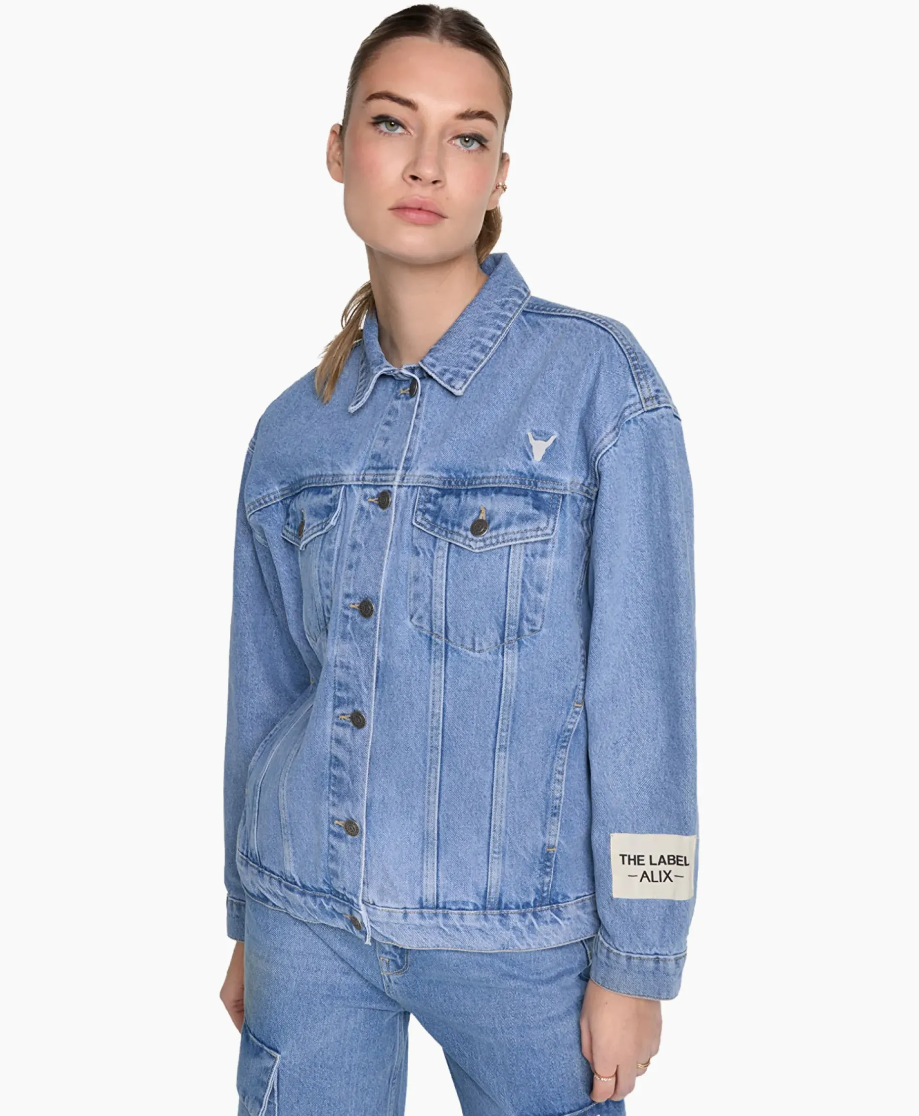 Jack Woven Denim Blauw^Alix The Label
