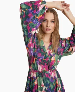 Mini Jurk Woven Camouflage Flower Zwart^Alix The Label Discount