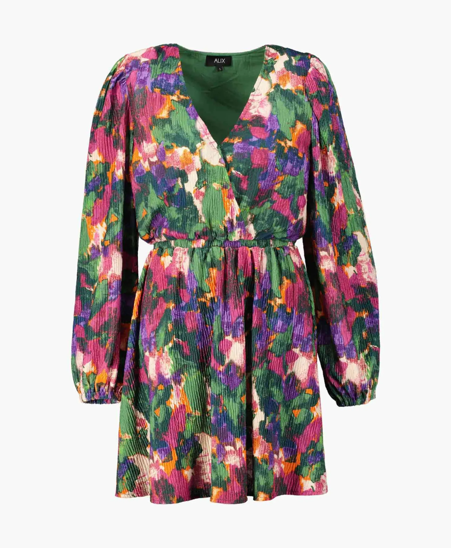 Mini Jurk Woven Camouflage Flower Zwart^Alix The Label Discount