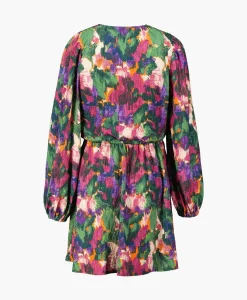 Mini Jurk Woven Camouflage Flower Zwart^Alix The Label Discount
