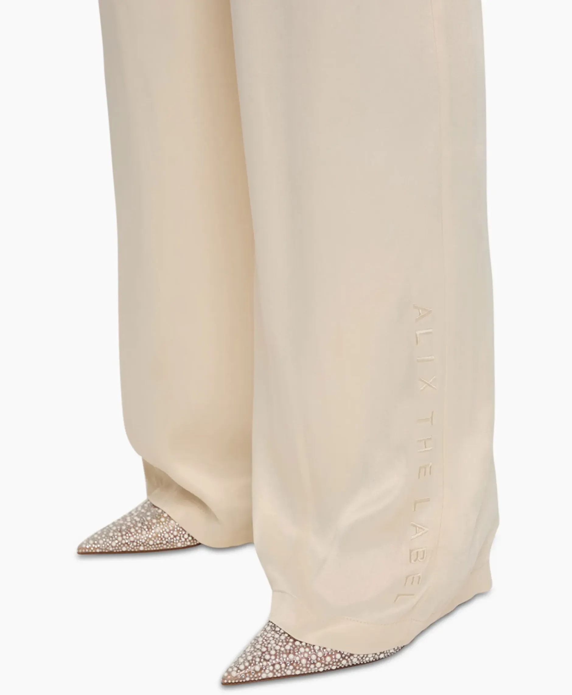 Pantalon Woven Satin Ecru^Alix The Label Clearance
