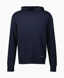 Hoodie Foton Donker Blauw^Alpha Tauri Outlet
