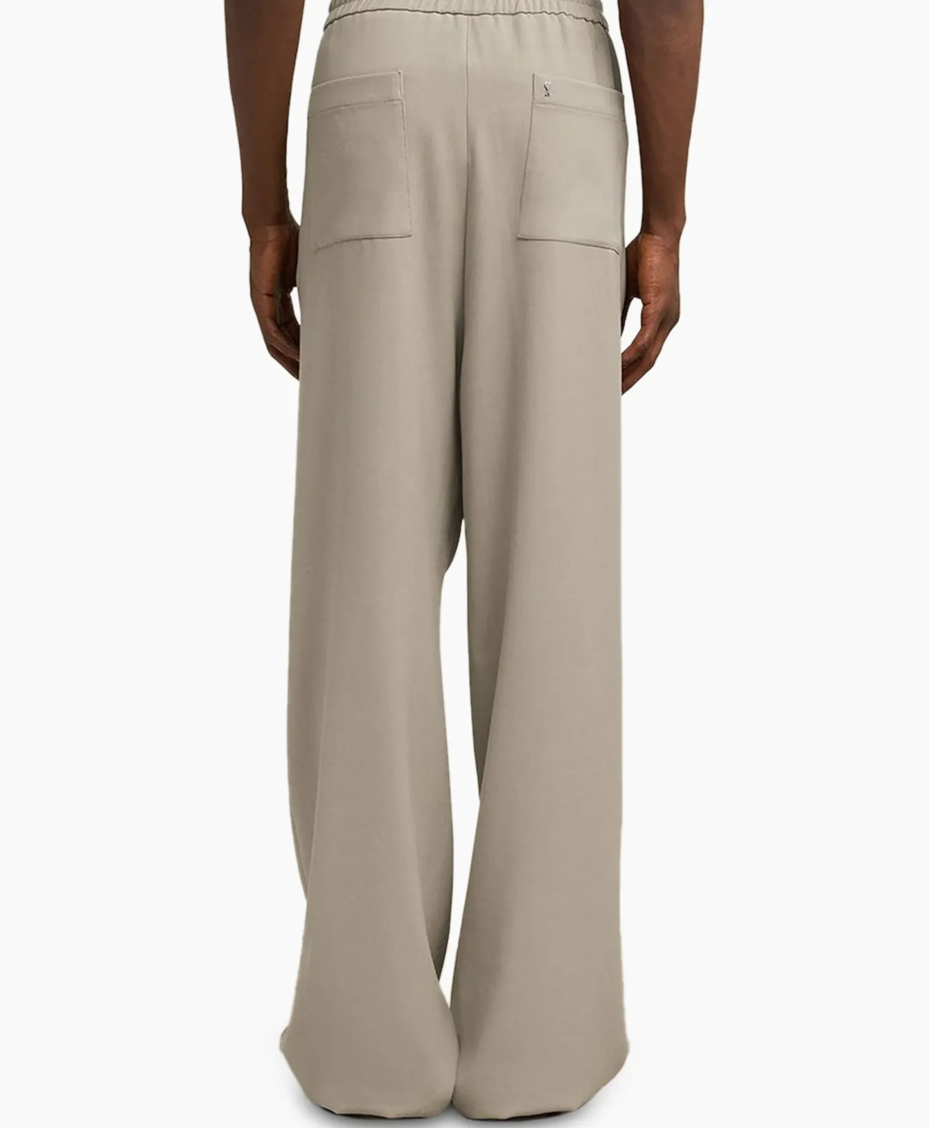 Broek Elastic Waist Taupe^Ami Paris Sale