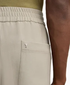 Broek Elastic Waist Taupe^Ami Paris Sale