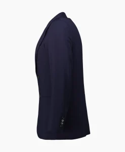 Jack Two Buttons Wool Viscose Twill Donker Blauw^Ami Paris Sale