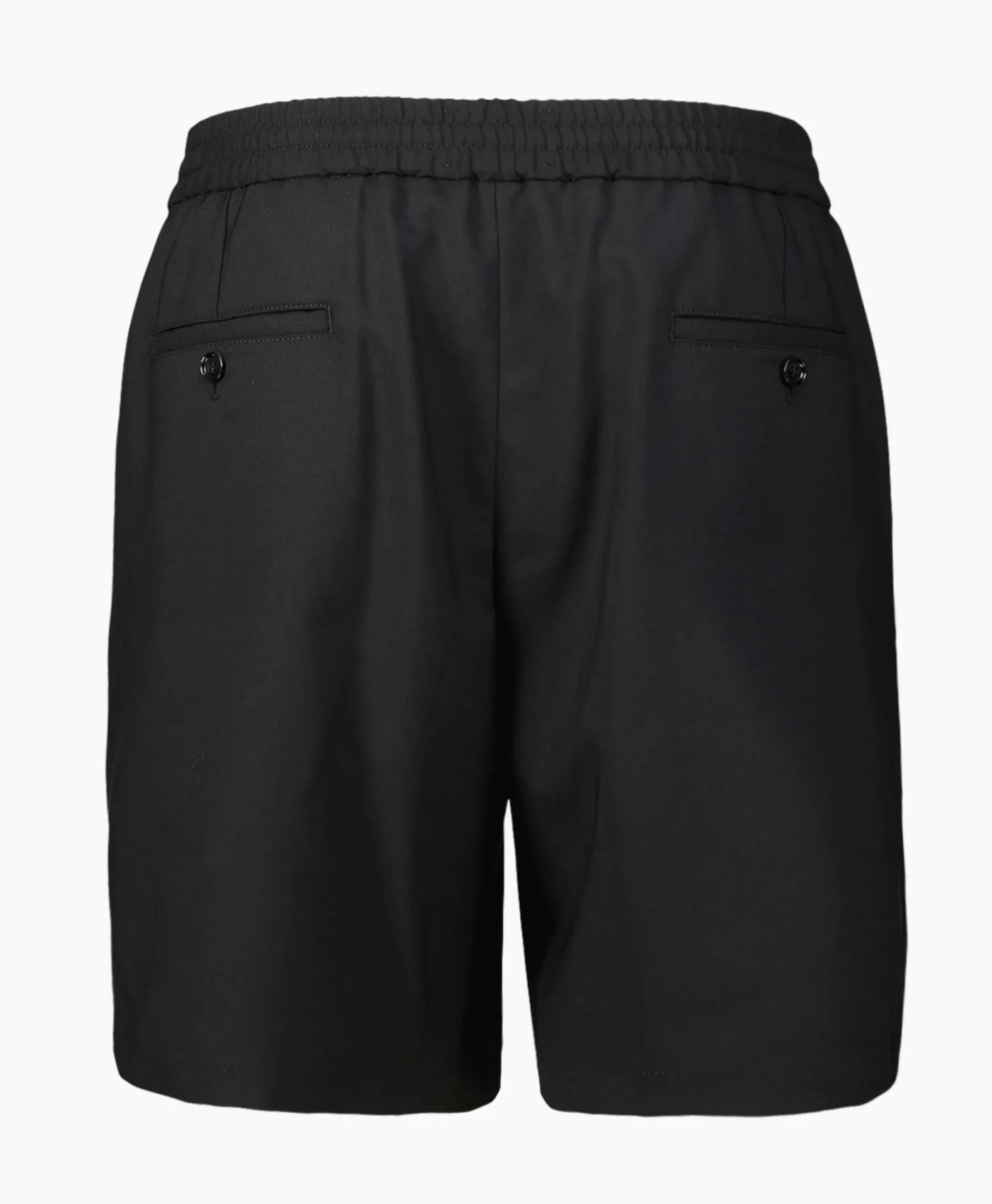 Korte Broek Elasticated Waist Zwart^Ami Paris Online