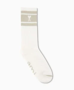 Sokken Adc Striped Beige^Ami Paris Clearance