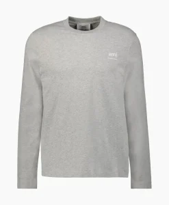 T-Shirt Ami Am Antraciet^Ami Paris Clearance