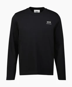 T-Shirt Ami Am Zwart^Ami Paris Best