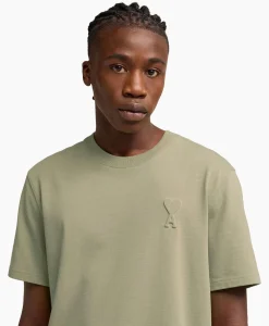 T-Shirt Korte Mouw Adc Khaki^Ami Paris Best