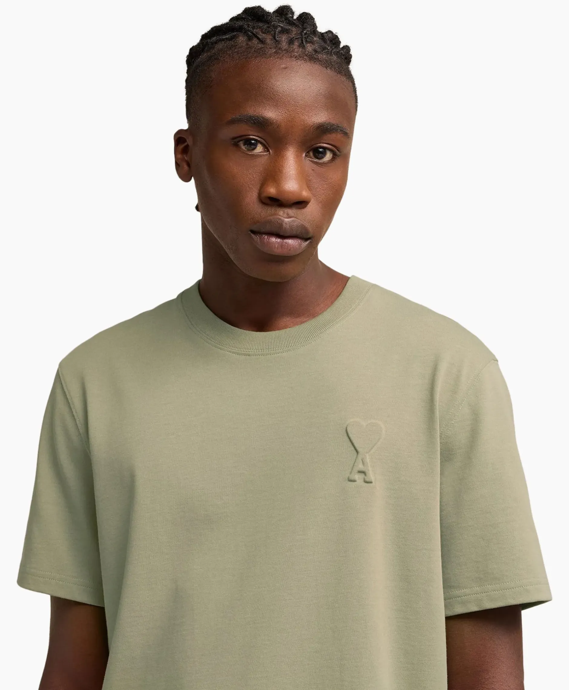 T-Shirt Korte Mouw Adc Khaki^Ami Paris Best