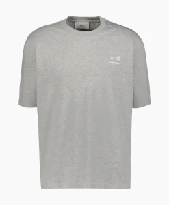 T-Shirt Korte Mouw Ami Am Antraciet^Ami Paris Sale