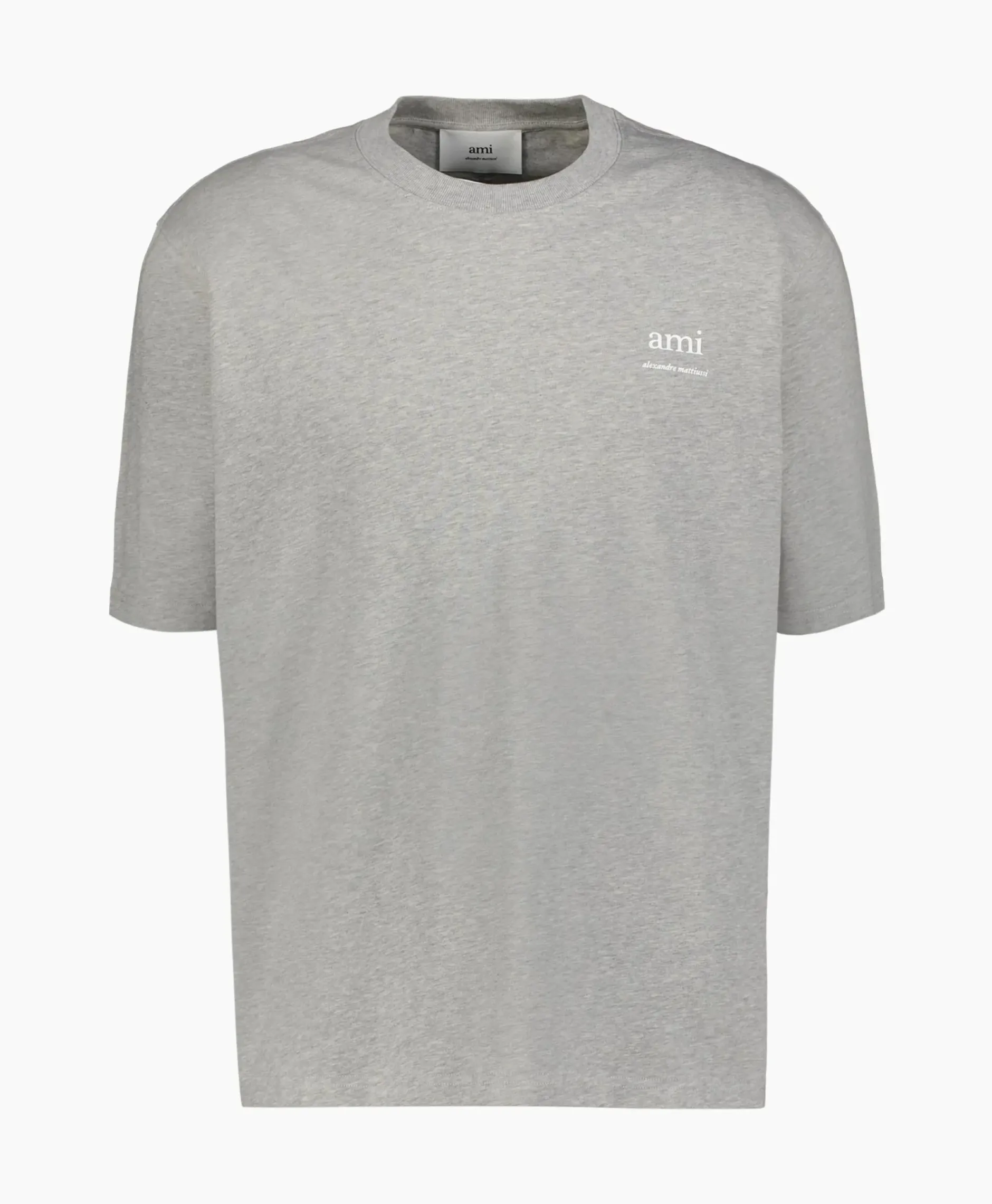 T-Shirt Korte Mouw Ami Am Antraciet^Ami Paris Sale