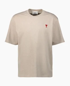 T-Shirt Korte Mouw Ami De Coeur Ecru^Ami Paris Hot