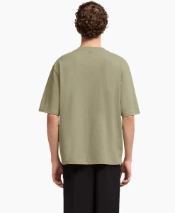 T-Shirt Korte Mouw Ami De Coeur Khaki^Ami Paris Sale