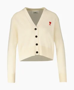 Vest Red Adc Cardigan Beige^Ami Paris Online