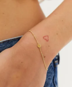 Armband Smiley Bracelet Silver Goldplated Goud^Anna+nina Discount