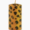 Kaars Small Leopard Print Pillar Candle Bruin^Anna+nina Sale