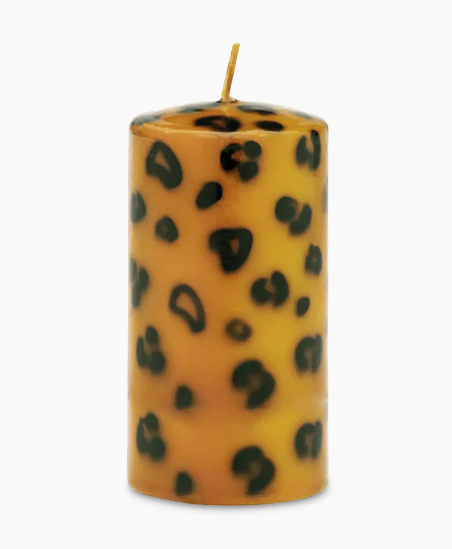 Kaars Small Leopard Print Pillar Candle Bruin^Anna+nina Sale