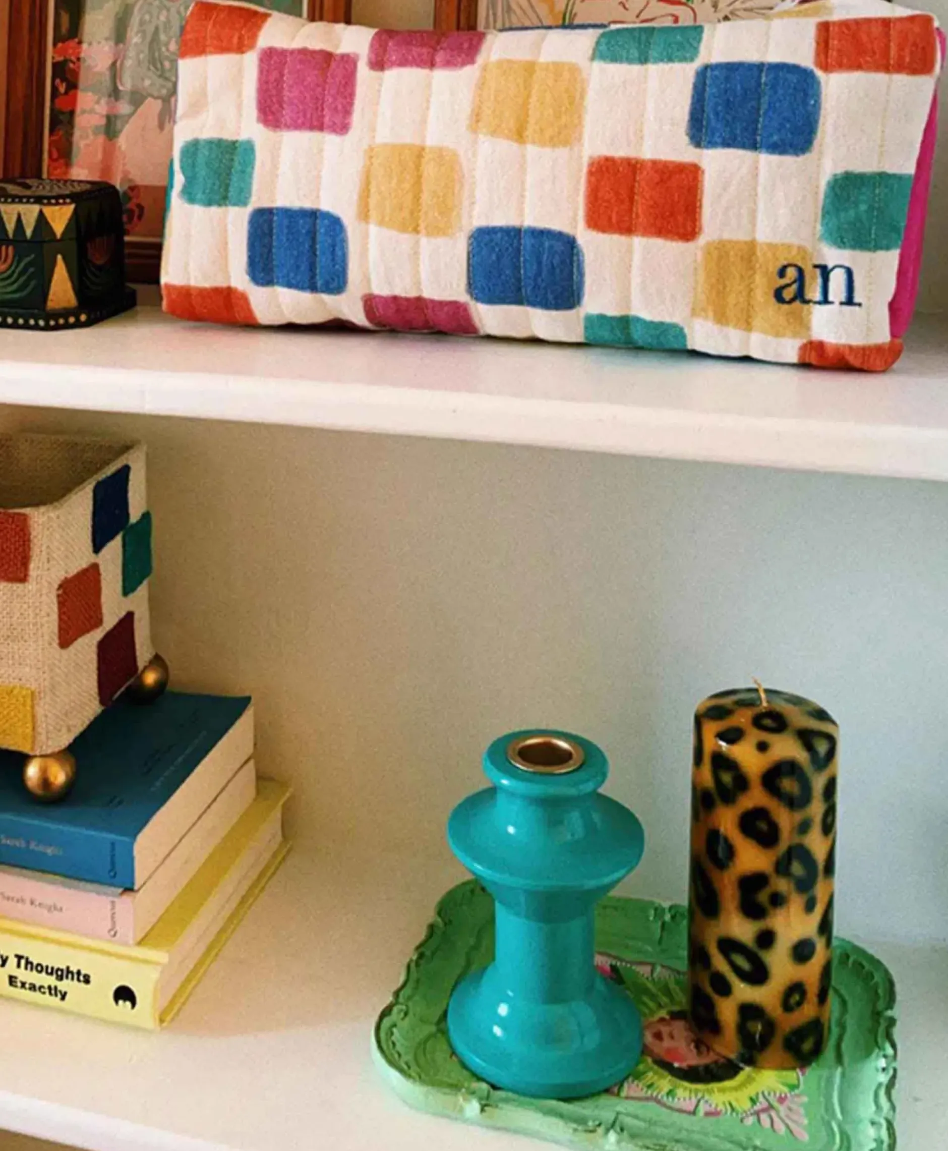 Kaars Small Leopard Print Pillar Candle Bruin^Anna+nina Sale