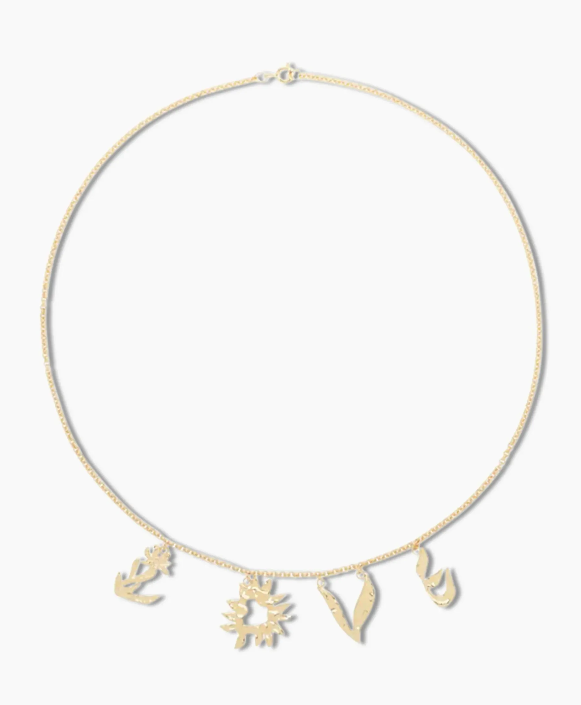 Ketting Bonfire Choker Goud^Anna+nina Best