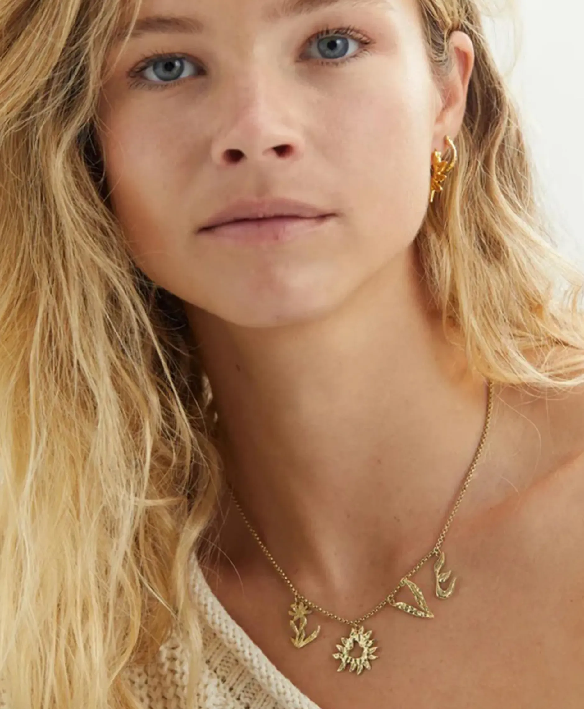 Ketting Bonfire Choker Goud^Anna+nina Best